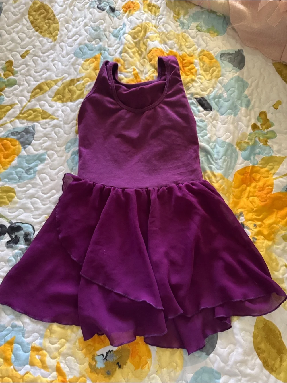 Girls Purple Dance Dress Costume